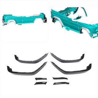 Skærmkantudvidere (til Carbon Set bodykit, carbon) foto 2