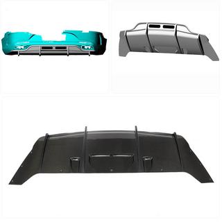 Bagkofanger diffuser (til AMG-Line 2015-2018, Carbon) foto 2