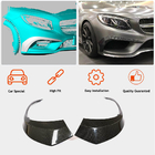 Mercedes S-class C217 Coupé 2014–2020 Indsatser til forreste kofanger (til AMG-Line 2015-2018, carbon) foto 2