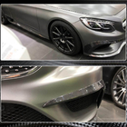 Mercedes S-class C217 Coupé 2014–2020 Kulfiber frontkofanger-dæklister (til AMG-Line 2015-2018) foto 6