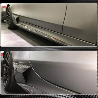 Sideskørteforlængere (til AMG-Line 2015-2018, Carbon) foto 4
