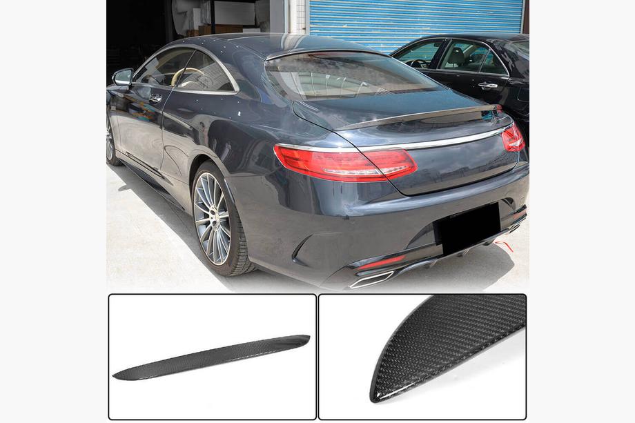 Mercedes S-class C217 Coupé 2014–2020 Spoiler V2 (coupé, kulfiber) Image
