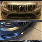 Mercedes S-class C217 Coupé 2014–2020 Frontspoilerlæbe V2 til forreste kofanger (til AMG-Line 2015-2018, carbon) foto 4
