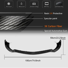 Mercedes S-class C217 Coupé 2014–2020 Frontspoilerlæbe V2 til forreste kofanger (til AMG-Line 2015-2018, carbon) foto 6