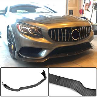 Frontspoilerlæbe V2 til forreste kofanger (til AMG-Line 2015-2018, carbon) foto 2