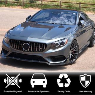 Frontspoiler læbe til forreste kofanger Lip V3 (til AMG-Line 2015-2018, carbon) foto 3