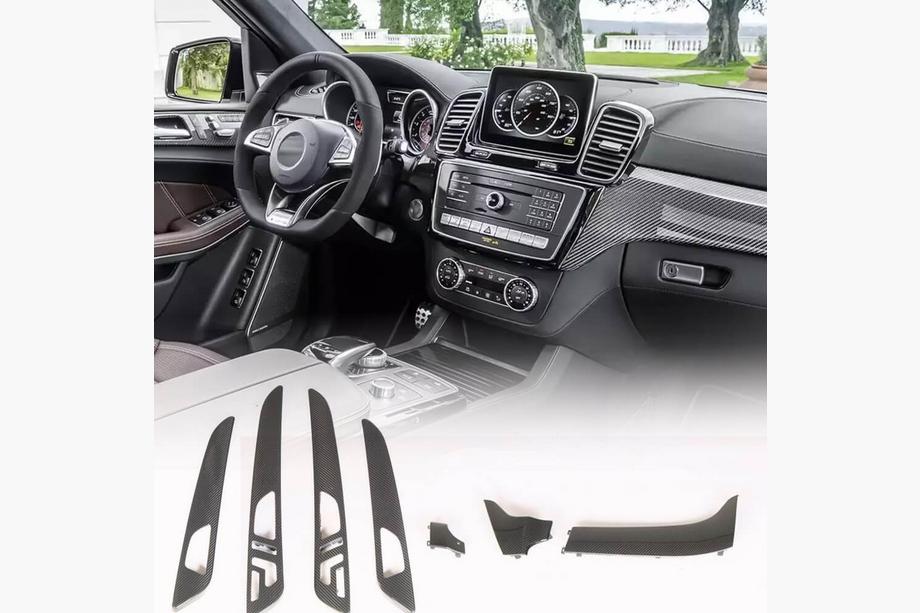Mercedes GLE Coupé C292 2015–2019 Kulfiberindsatser til kabinen (Carbon) Image