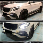 Mercedes GLE Coupé C292 2015–2019 Frontspoilerlæbe til forreste kofanger (til GLE63 AMG, plast) foto 5