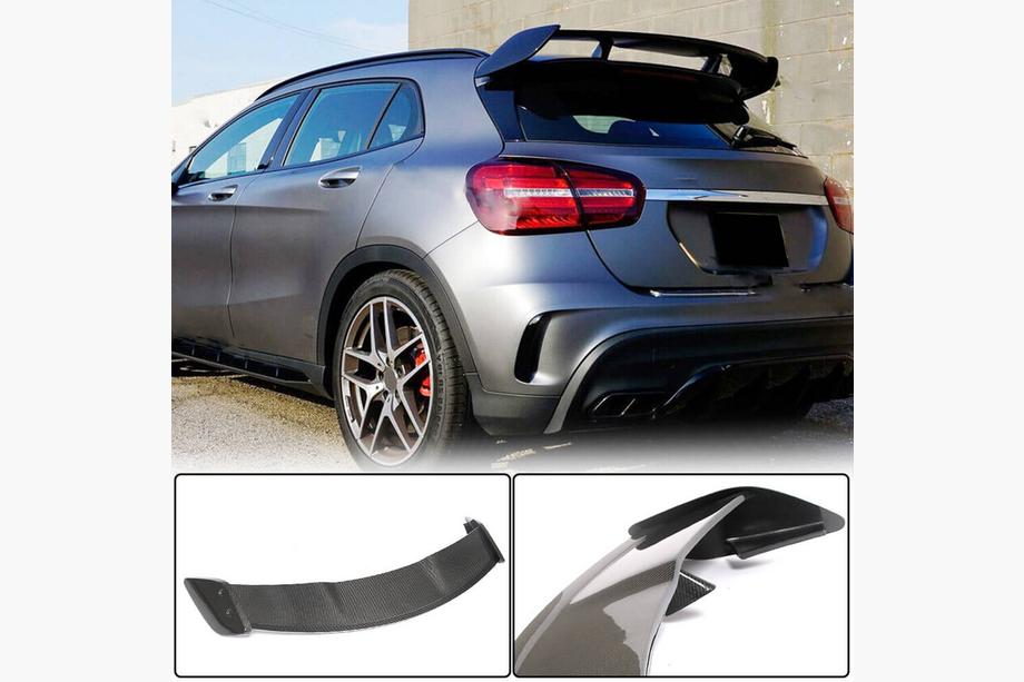Mercedes GLA X156 2014–2019 Spoiler V2 (kulfiber) Image