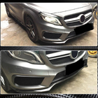 Mercedes GLA X156 2014–2019 Frontlæbe til forreste kofanger Lip (til GLA45 AMG 2013-2016, carbon) foto 3