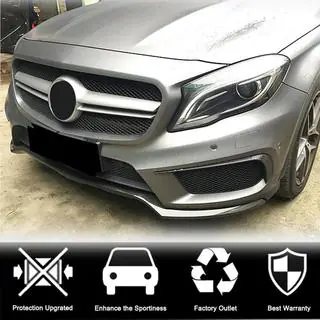 Frontlæbe til forreste kofanger Lip (til GLA45 AMG 2013-2016, carbon) foto 2