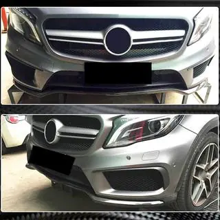 Frontlæbe til forreste kofanger Lip (til GLA45 AMG 2013-2016, carbon) foto 4