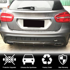 Mercedes GLA X156 2014–2019 Bagkofangerdiffuser (til GLA45 AMG, carbon) foto 2