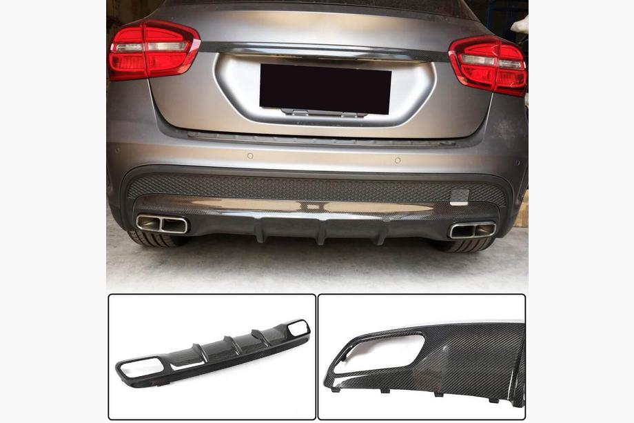 Mercedes GLA X156 2014–2019 Bagkofangerdiffuser (til GLA45 AMG, carbon) Image
