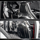 Mercedes A-Klasse W176 2012–2018 Sædepaneler (Dry carbon) foto 6