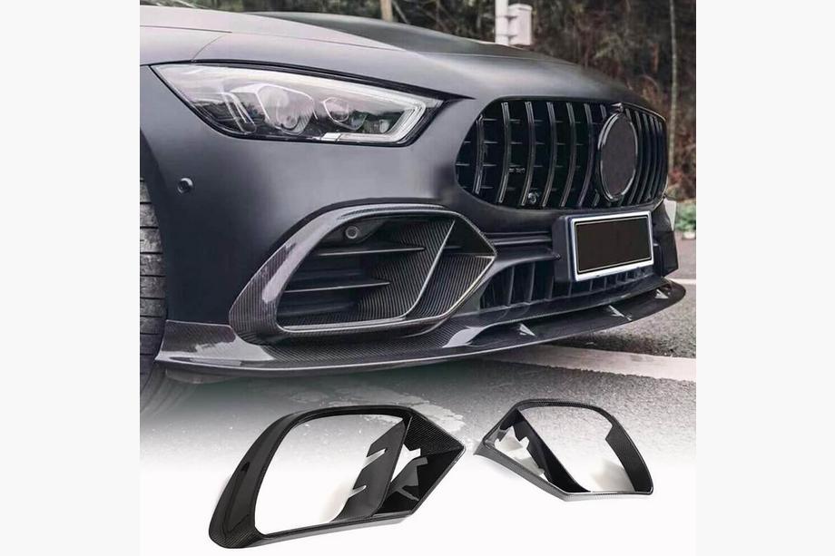 Mercedes AMG GT 4 X290 2018– Kofangerindsatser (til GT43/GT50/GT53 2018-2022, kulfiber) Image