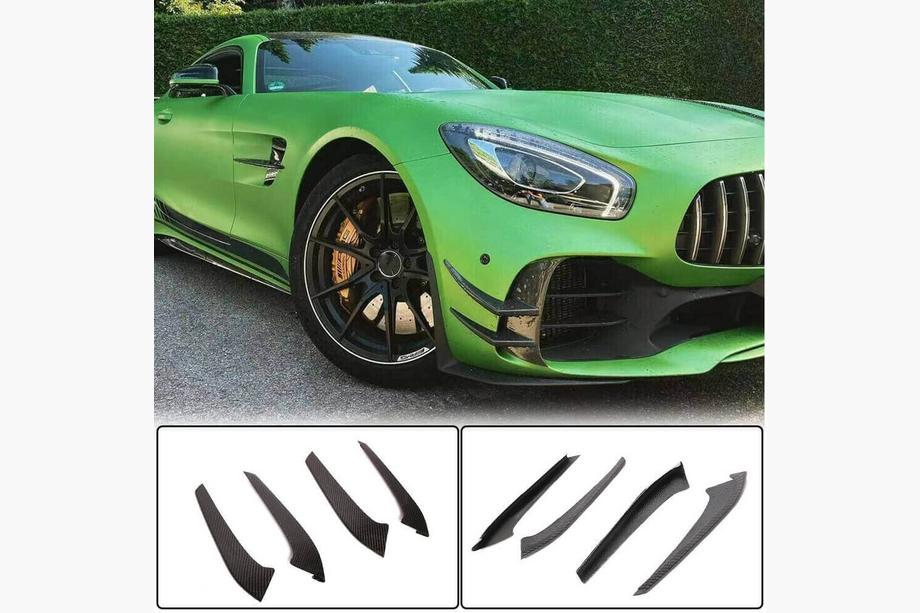 Mercedes AMG GT C190/R190 2014–2022 Frontkofanger-indsatser V1 (til GT R 2016-2019, Carbon) Image