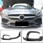 Mercedes AMG GT C190/R190 2014–2022 Front kofangerlæbe Lip (til 2015-2017, carbon) foto 1