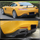 Mercedes AMG GT C190/R190 2014–2022 Bagkofanger diffuser (til 2015-2017, carbon) foto 3