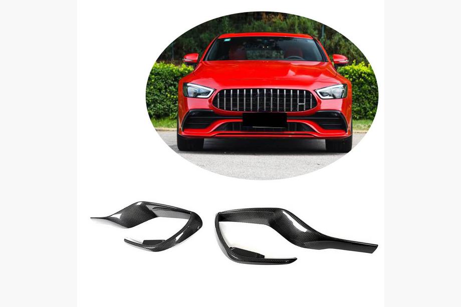 Mercedes AMG GT 4 X290 2018– Indsatser til frontkofanger (til GT43/GT50/GT53 2018-2022, kulfiber) Image