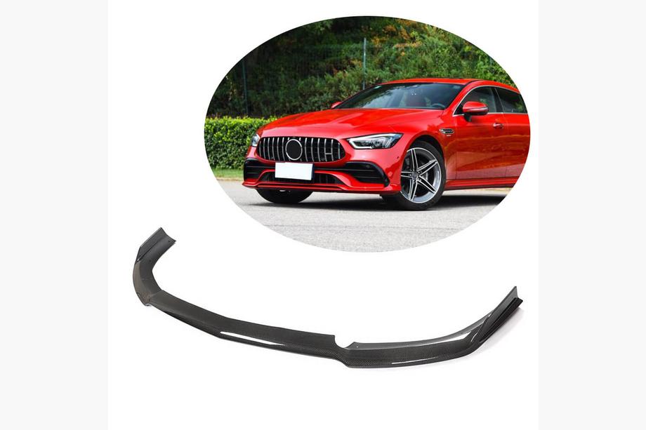 Mercedes AMG GT 4 X290 2018– Frontlæbe til forreste kofanger Lip (til GT43/GT50/GT53 2018-2022, carbon) Foto 1