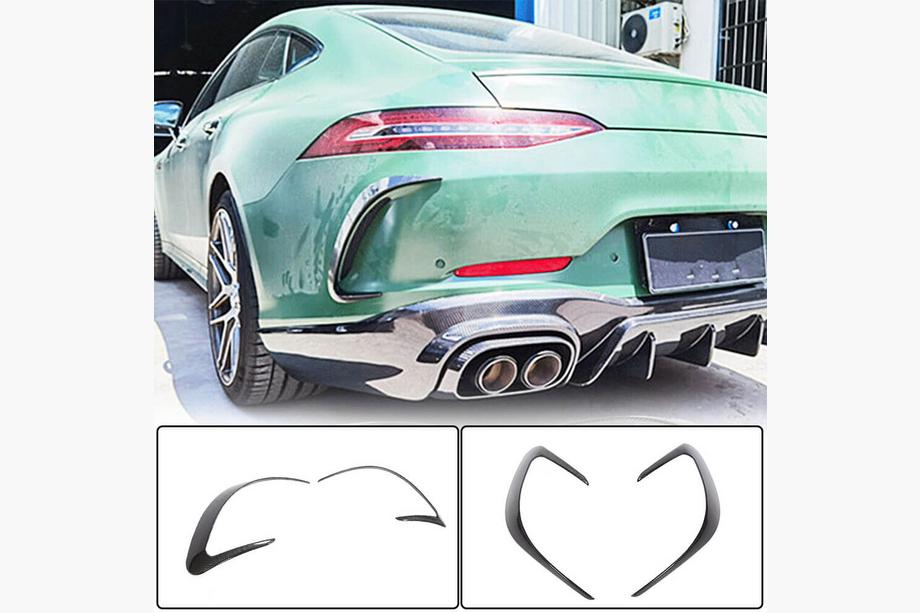 Mercedes AMG GT 4 X290 2018– Bagkofangerlister V2 (til GT63 2018-2022, carbon) Foto 1