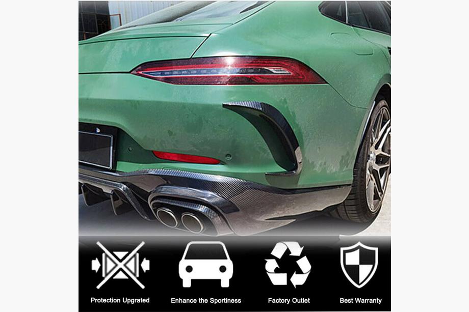 Mercedes AMG GT 4 X290 2018– Bagkofangerlister V2 (til GT63 2018-2022, carbon) Foto 3