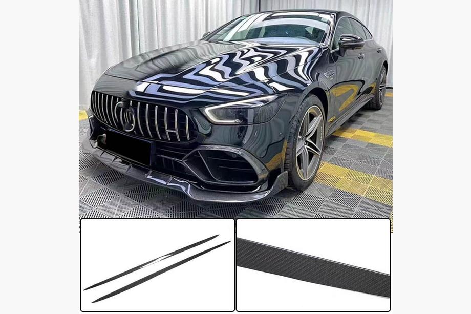 Mercedes AMG GT 4 X290 2018– Sideskørter (til GT53 2018-2022, tør carbon) Image