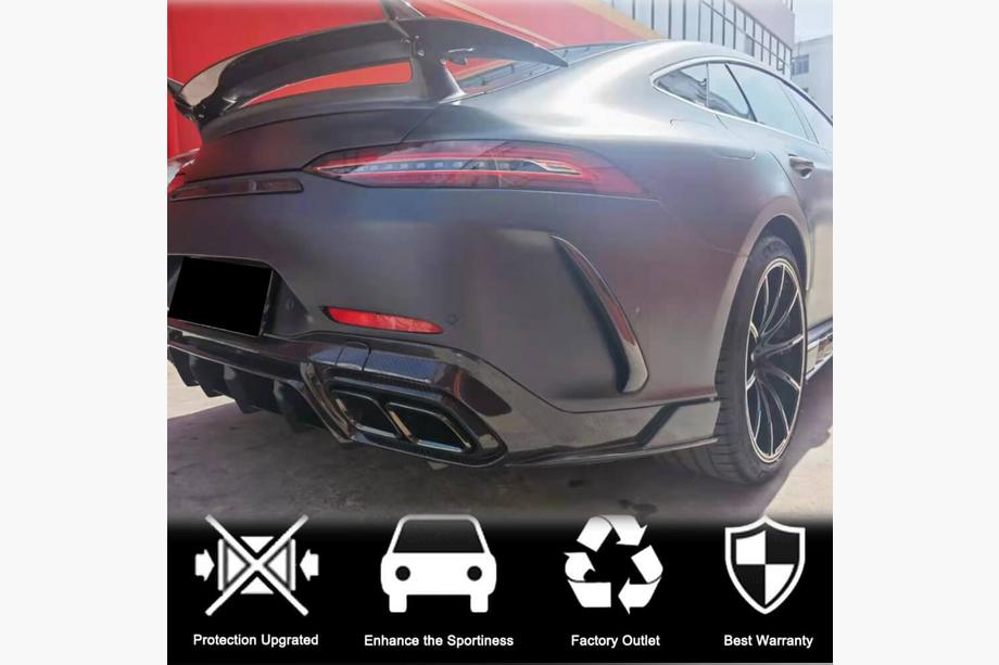 Mercedes AMG GT 4 X290 2018– Bagkofanger-indsatser V1 (til GT63 2018-2022, carbon) Foto 2
