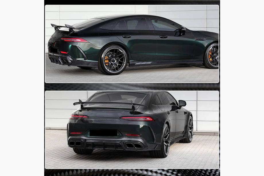 Mercedes AMG GT 4 X290 2018– Bagkofanger-indsatser V1 (til GT63 2018-2022, carbon) Foto 3