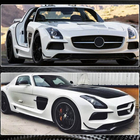Mercedes SLS C197 2010–2014 Frontlæbe til forreste kofanger (Carbon) foto 5