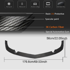 Mercedes SLS C197 2010–2014 Frontlæbe til forreste kofanger (Carbon) foto 6