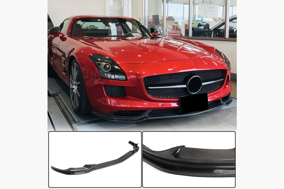 Mercedes SLS C197 2010–2014 Frontlæbe til forreste kofanger (Carbon) Image