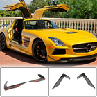 Mercedes SLS C197 2010–2014 Flap V2 frontkofanger-flaps (Carbon) foto 1