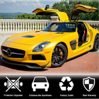 Mercedes SLS C197 2010–2014 Flap V2 frontkofanger-flaps (Carbon) foto 3