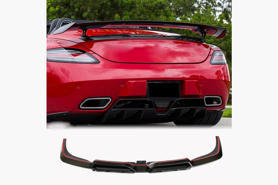 Mercedes SLS C197 2010–2014 Bagkofangerdiffuser (carbon) Image