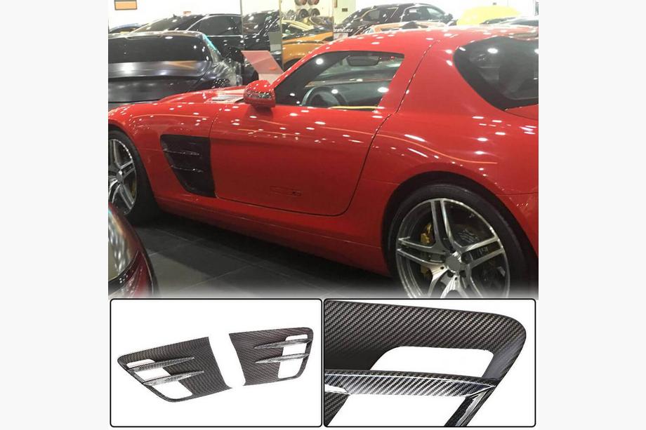 Mercedes SLS C197 2010–2014 Beklædning til forskærme (Dry Carbon) Image