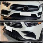 Mercedes CLS C257 2018– Frontlæbespoiler til forreste kofanger Lip (til AMG/AMG-Line 2018-2020, Carbon) foto 5
