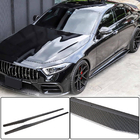 Mercedes CLS C257 2018– Sideskørter V1 (til AMG/AMG-Line 2018-2020, carbon) foto 1