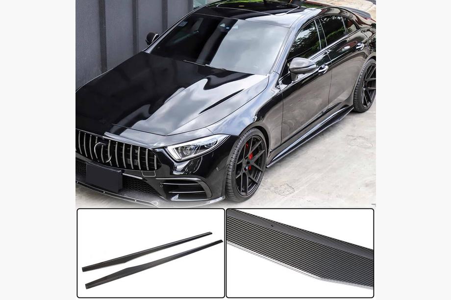 Mercedes CLS C257 2018– Sideskørter V1 (til AMG/AMG-Line 2018-2020, carbon) Image