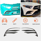 Mercedes CLS C257 2018– Frontkofangerlister (til AMG-Line 2018-2020, kulfiber) foto 2
