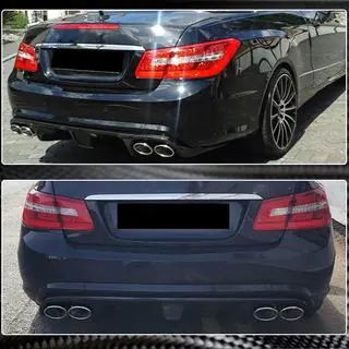 Diffuser til bagkofanger (til E63 AMG 2009-2013, carbon) foto 3