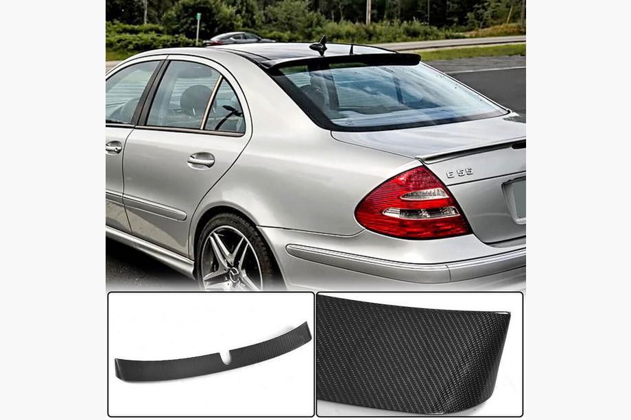 Mercedes E-klasse W211 2002–2009 Bagrudespoiler (2002-2006, carbon) Image