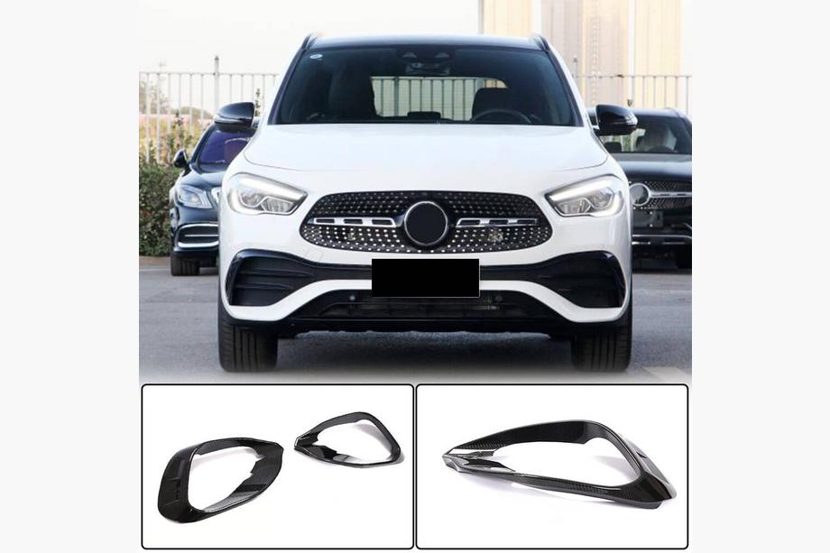 Mercedes GLA H247 2020– Indsatser til frontkofanger V1 (til AMG/AMG-Line, kulfiber) Image