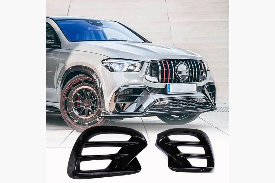 Mercedes GLE Coupé C167 2019– Indsatser til forreste kofanger (til GLE 350/GLE450/GLE63 2019-2023, kulfiber) Image
