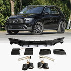 Mercedes GLE W167 2018– Bageste diffuser med udstødningsenderør til GLE63 Carbon (2018-2026) foto 1