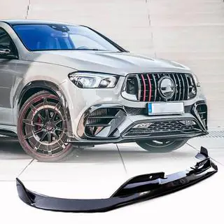 Lip-frontlæbe til forreste kofanger (til GLE53/AMG-Line 2019-2023, carbon) foto 1