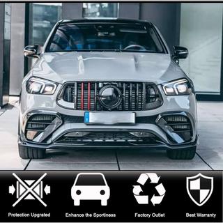 Lip-frontlæbe til forreste kofanger (til GLE53/AMG-Line 2019-2023, carbon) foto 2