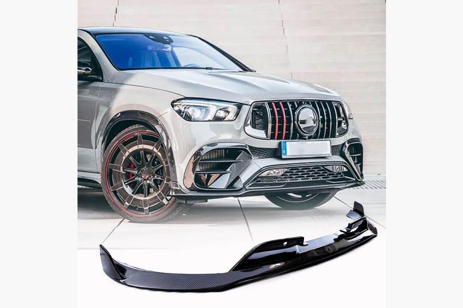 Mercedes GLE W167 2018– Lip-frontlæbe til forreste kofanger (til GLE53/AMG-Line 2019-2023, carbon) Image