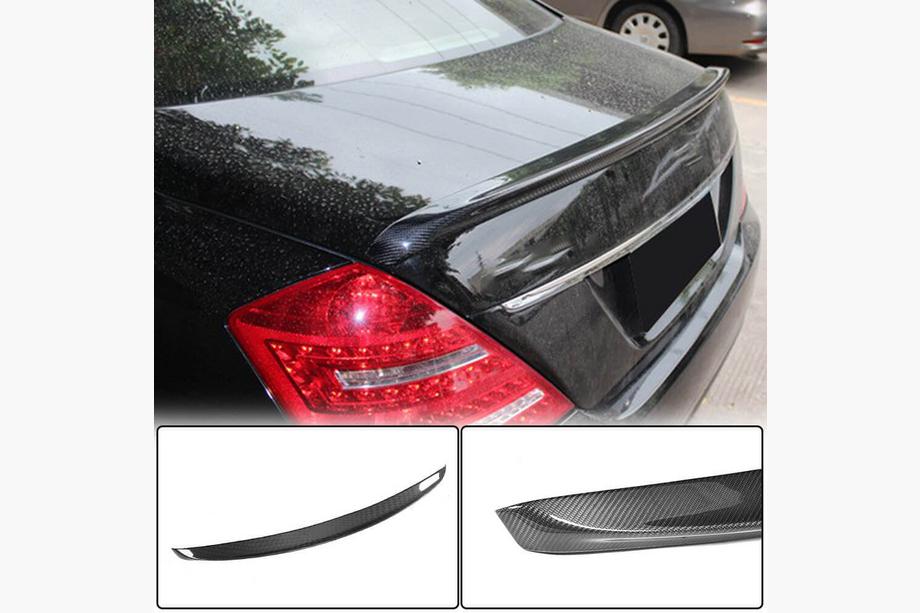 Mercedes S-Klasse W221 2005–2013 Spoiler V2 (kulfiber) Image